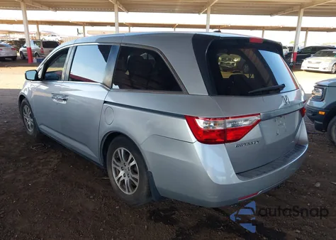 2012 Honda Odyssey Ex-L из США, поврежденный, VIN 5FNRL5H60CB030853